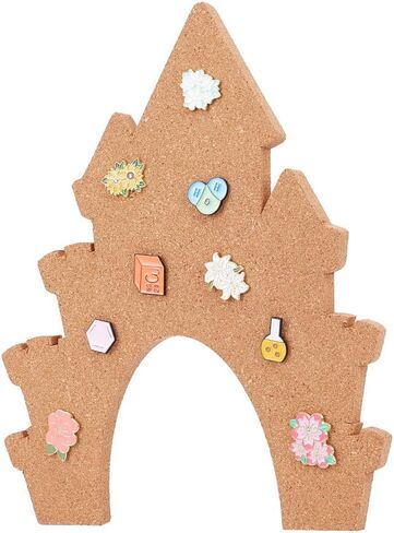 NBEADS Pin Display Cork Board, Star Cork Brooch Board 0.5inch Thick Pin Board Wall Mounted Cork Board Wooden Bulletin Display Board for Brooch Pin Storage Office Home Decor, 12x11Inch in Saudi Arabia