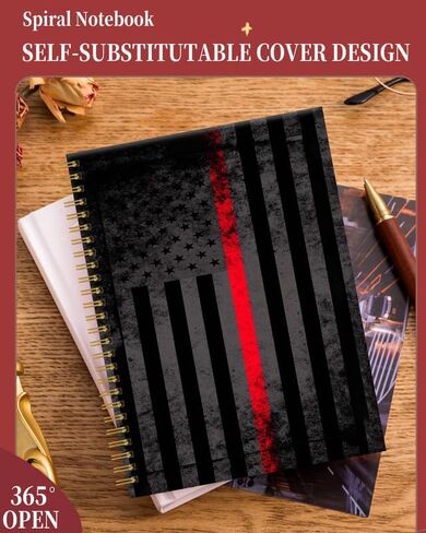 Spiral Journal Notebook for Women,A5 College Ruled Notebooks 6"x 8.4", 120 Pages Lined Journal with Premium Thick Paper,Perfect for School Office Home Gifts(Purple Bats Stars) in Kuwait