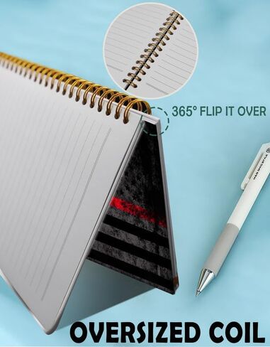 Spiral Journal Notebook for Women,A5 College Ruled Notebooks 6"x 8.4", 120 Pages Lined Journal with Premium Thick Paper,Perfect for School Office Home Gifts(Purple Bats Stars) in Kuwait