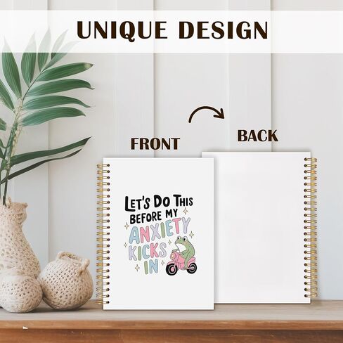 Qabliqo Long Live Boyhood Inspirational Spiral Notebooks, Back to School Supplies, Blue and Red Journals for Writing, Vintage Notebook for Note Taking, 5.5x8.3 Inch in Kuwait