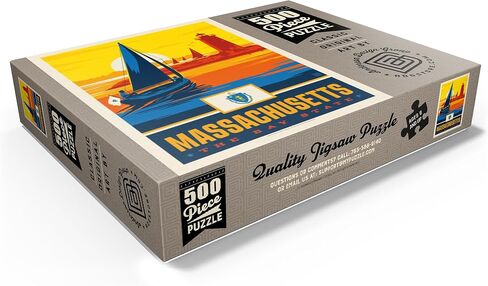 MyPuzzle Massachusetts: The Bay State - Premium 1000 Piece Jigsaw Puzzle for Adults in Saudi Arabia