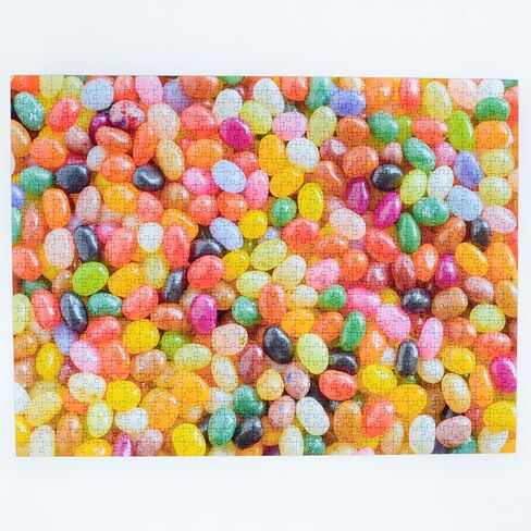All Jigsaw Puzzles 1000 Pieces Candy Beans - Impuzzibles, UK Made Hard Jigsaw Puzzle for Adults, Gift Choice, 66 X 50cm, Portable in Saudi Arabia