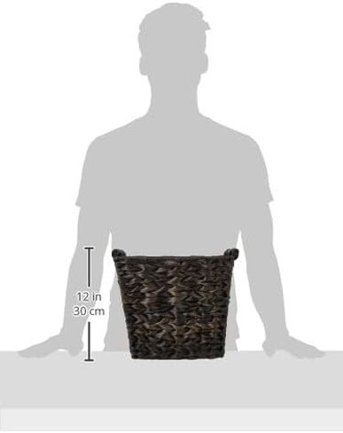 Whitmor Split Rattique Driftwood Brown Easting Basket in Kuwait