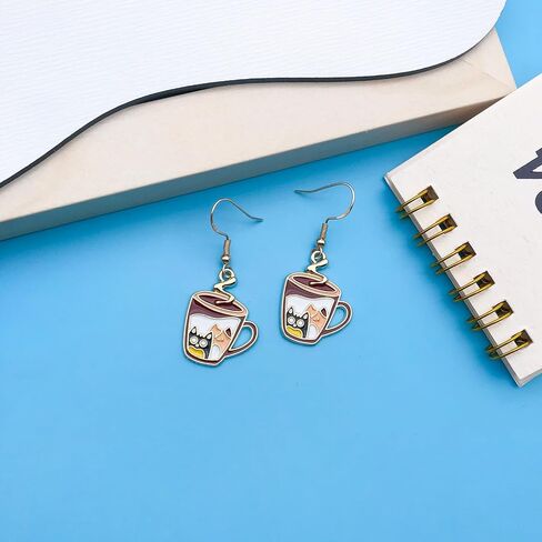 Youdiyla 60pcs Alloy enamel tea drinking time series Pendant Jewelry Making DIY Keychain Earrings Pendant Various Design Charms for Jewelry Making Bracelets Necklace (SN626) in Kuwait