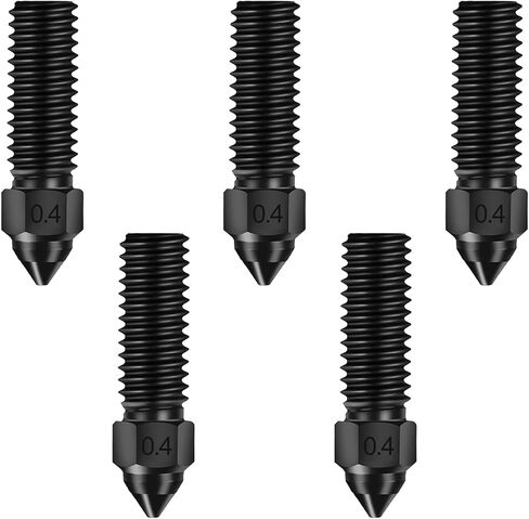 25PCS MK8 Ender 3 V2 Nozzles 0.4MM, 3D Printer Brass Hotend Nozzles with Metal Storage Box for Creality Ender 3/Ender 3 Pro/Ender 3 Neo/Ender 5 Pro/Ender 3 S1/CR 10 Series 3D Printer in Saudi Arabia