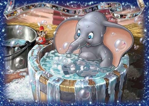 Ravensburger 19676 Disney Dumbo Collector's Edition Puzzle | 1000 Unique Pieces | Softclick Technology Ideal for Adults and Kids | FSC-Certified in Saudi Arabia
