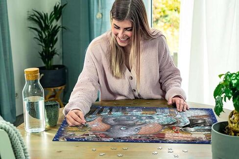 Ravensburger 19676 Disney Dumbo Collector's Edition Puzzle | 1000 Unique Pieces | Softclick Technology Ideal for Adults and Kids | FSC-Certified in Saudi Arabia