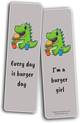 Creanoso Pasta Lovers Bookmarks (10-Sets X 6 Cards) – Daily Inspirational Card Set – Interesting Book Page Clippers – Great Gifts for Adults and Professionals in Saudi Arabia