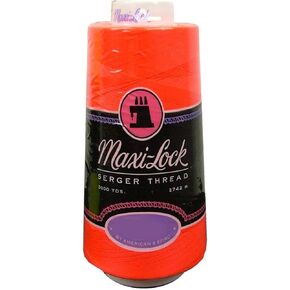 American & Efird A & E Maxi Lock Thread 3000yd Neon Orange