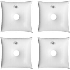 Water Weight Bags for Balloon Column Stand and Balloon Arch Kit, Balloon Weights Pack of 2, Square Thickened Heavy Water Bag, Assemble Fillable Base for Party Supplies (Each 16 lbs White)