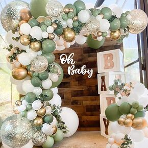 Balloon Arch Kit 139pcs Balloon Garland Kit Balloons Latex (Olive Green)