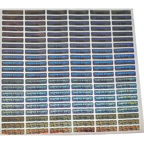 ملصقات التلاعب الواضحة تلميحات الهولوغرام مع أرقام متتابعة فريدة ، 1 '× 0.24' '(126) in Kuwait