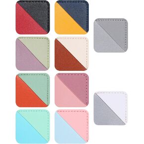 10 PCS Leather Corner Corner Parkmark Square Page Book Marks لعشاق القراء
