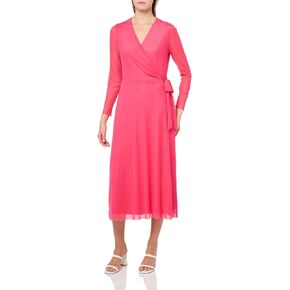 Anne Klein Women's Midi Wrap Dress