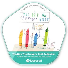 Storypod Token | The Day The Crayons Quit Collection | Collectible Educational Token for The Screen Free Audio Learning System for Kids, Toddlers, Children | Friendship & Unity