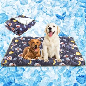 باو أسطورة الكلب حصيرة تبريد للكلاب Cat Cat Cat for Dog Pet Booding حصيرة تبريد البطانية الصيف بارد التكنولوجيا القابلة للانسحاب من وسادة النوم