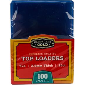 25 Pack Ultra CBG 2.5mm 100pt Pro Top Loaders Toploaders TL3