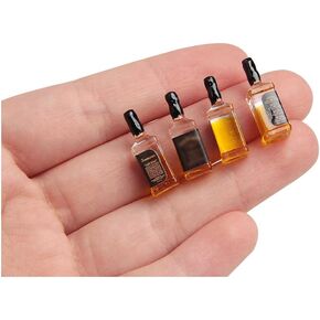 Acxico 4PCS Whisky Wine Bottle Model 1/6 Scale Action Scene Scener