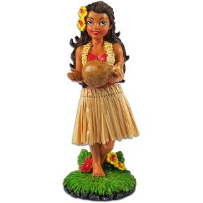 KC Hawaii Hinu Ipu Hula Girl Girl Dashboard Doll