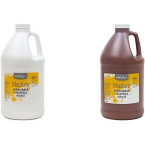 Handy Art Little Masters Washable Tempera Paint, 64 Fl Oz (Pack of 1), White