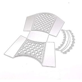 kscraft أنيقة فرنسية المقلاة في مربع القطع المعادن يموت الإستنسل ل DIY القصاصات decorative نقش بطاقات الورق DIY الورق