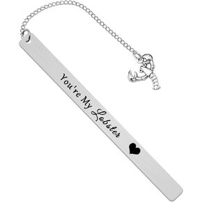 You're My Lobster Bookmark Gift for Boyfriend Girlfriend Husband Wife Best Friend Christmas Birthday Gifts Anniversary Valentine's Day Gifts for Men Women