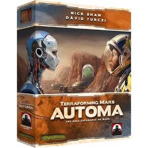 ألعاب Stonghold - Terraforming Mars Automa - توسيع لعبة لوحة الإستراتيجية - لاعب واحد وأعمار 12 عامًا