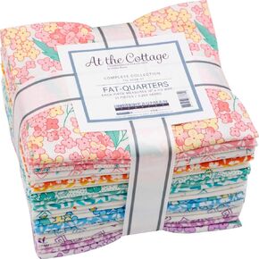 Debbie Beaves Flowerhouse At The Cottage 21 Fat Quarters Robert Kaufman Fabrics FQ-2098-21, Assorted
