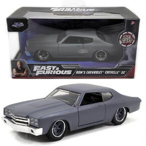 Fast & Furious Jada Dom's Chevy Chevelle SS [Gray] 1/32 Scale die cast