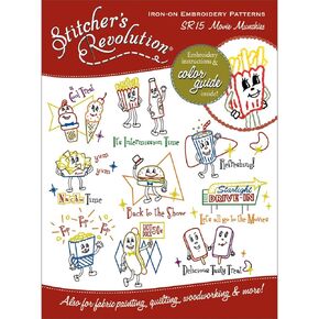 Stitcher's Revolution Iron-On Transfers-Movie Munchies