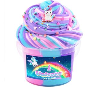 Butter Slime Kit for Girls and Boys 11pack with Scent,Stretchy and Non-Sticky,Stress Relief Toy,Birthday Gift and Party Favors Easter Basket Stuffers