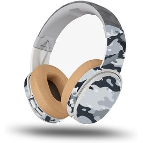 Mayyskins الجلد متوافق مع Skullcandy Crusher Wireless - رمادي التمويه | غلاف الالتفاف الواقي ، الدائم ، والفريد من نوعه | من السهل تطبيق الأنماط وإزالتها وتغييرها | صنع في الولايات المتحدة