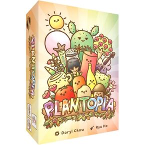 ألعاب Barrel Aged: Plantopia-لعبة بطاقات ذات طابع نبات ، تنمو أفضل حديقة ، رسومات توضيحية رائعة وتورية فرحان ، تتراوح أعمارهم بين 10+ ، 2-5 لاعبين ، 30 دقيقة