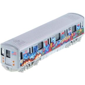 مترو المترو مع الكتابة على الجدران ، الأزرق 2233DGF - 1/43 مقياس DIECAST Model Toy Car ولكن لا صندوق