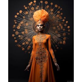 Zuvrdiai African Woman Paint حسب عدد البالغين ، مجموعة الطلاء الزيتية DIY على قماش مع فرشاة الطلاء ودهانات الأكريليك ، مثالية للطلاء بأرقام للمبتدئين ، للحصول على جدار المنزل (16 × 20 بوصة)