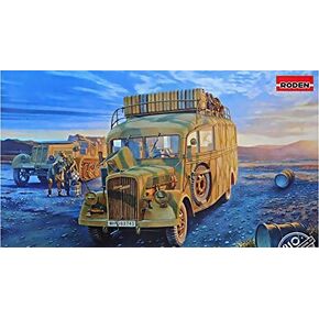 Roden Plastic Model Kit Opel Blitz 3.6-47 Omnibus stabswagen 1/35 810