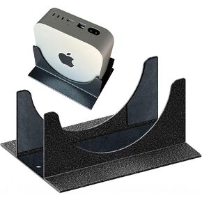 Mac Mini Stand Vertical Laptop Holder Desk Mount - Fit for Mac Mini M4 | Integrated molding, Metallic Paint