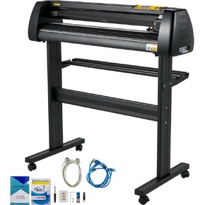 VEVOR Vinyl Cutter 53 Inch Vinyl Cutter Machine Semi-Automatic DIY Vinyl Printer Cutter Machine Manual Positioning Sign Cutting with Floor Stand Signmaster Software