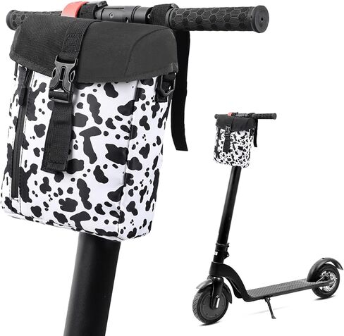 حقيبة سكوتر كهربائية محمولة ، كيس تخزين كبير من الدراجات البخارية الناعمة مع أحزمة الكتف ، جيوب وشرائط عاكسة ، حقيبة مقود أمامي للدراجة الكهربائية المقاومة للماء ، أسود ، أسود in Kuwait