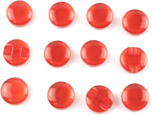 Heyiwell 100PC Pearlescent Cat’s Eye Resin Buttons – 12.5mm Round Pearl Buttons for Kids Clothes,Shirt,Sewing Accessory,DIY Crafts and Scrapbooking,Silver in Saudi Arabia