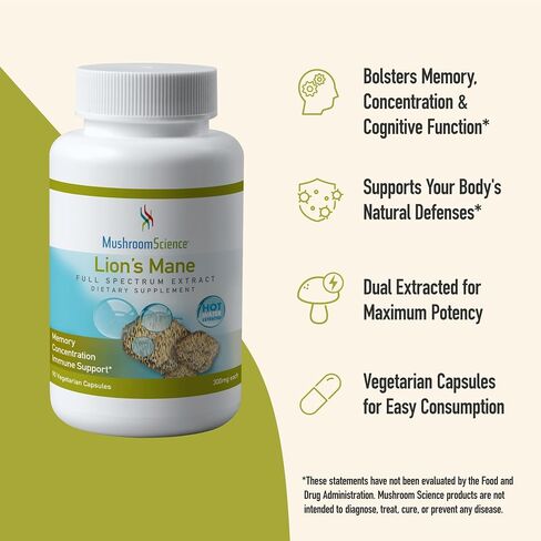 Turkey Tail Mushroom Capsules, Coriolus Super Strength, Natural Mushroom Supplement for Adults, Health Support, Hot Water Extracted Mushrooms, Vegetarian, 500MG, 90 CT in Saudi Arabia
