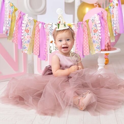 Race Car Birthday Highchair Banner Hat Checkered Candle One Birthday Highchair Photo Prop for Racing Theme Party Decorations (Car) in Saudi Arabia