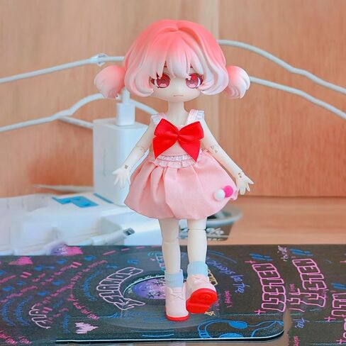 1/12 BJD Dolls Blind Box,Kawaii BJD Dolls UF Fruits Series 1/12 Ball Jointed Doll Collectable Action Figure Posable Dress Up Doll for Girls Birthday Party Gift Toys in Saudi Arabia