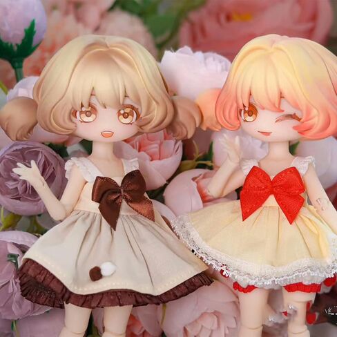 1/12 BJD Dolls Blind Box,Kawaii BJD Dolls UF Fruits Series 1/12 Ball Jointed Doll Collectable Action Figure Posable Dress Up Doll for Girls Birthday Party Gift Toys in Saudi Arabia