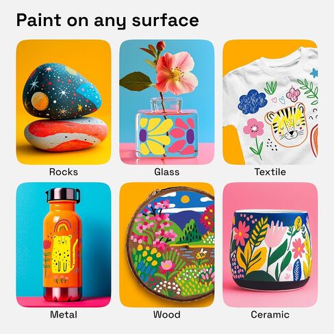 ARTISTRO 120 Precision Dual-Tip Acrylic Paint Markers – Paint Pens Set with Dot & Fine Tips for Fabric, Rock, Glass, Wood, Coloring Books – Arts & Crafts Gift – Classroom Must Haves & School Supplies in Saudi Arabia
