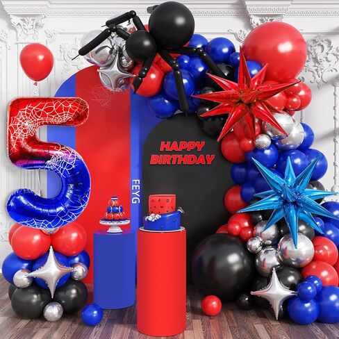40 بوصة عنكبوت موضوع رقم 3 بالونات احباط كبيرة مايلار 3rd بالون للبالون للأطفال in Kuwait
