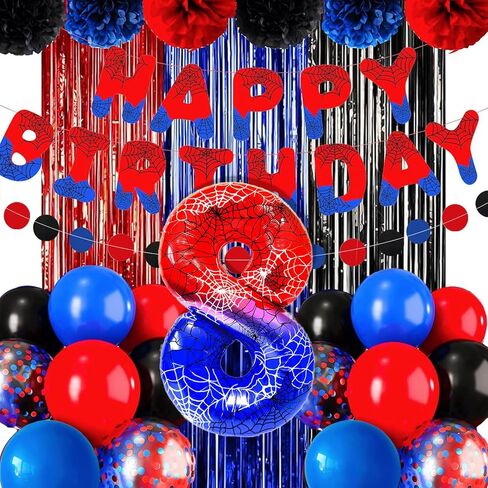 40 بوصة عنكبوت موضوع رقم 3 بالونات احباط كبيرة مايلار 3rd بالون للبالون للأطفال in Kuwait