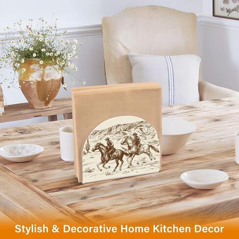 Napkin Holder, Blue Mexican Talavera Napkin Holder for Table Standing Napkin Holders for Table, Kitchen & Dining Room Decor in Kuwait