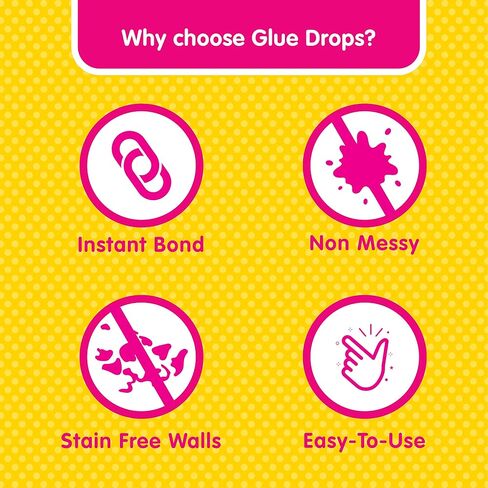 Multi Use Glue Drops for Events, Decorations & Craft Projects (24 dots) (Pack of 5) in Saudi Arabia
