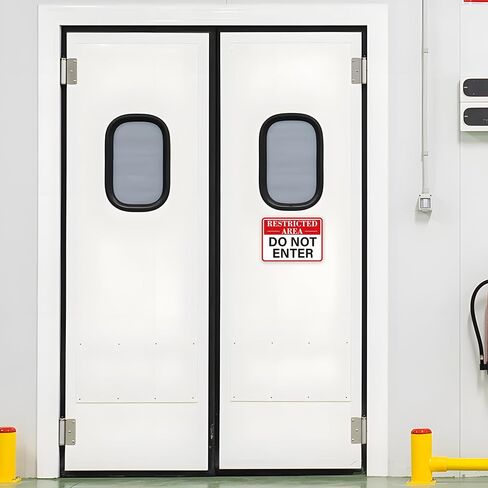 Restricted Area Do Not Enter Signs, Self-Adhesive Weatherproof and Fade-Resistant Employees Only Sticker, Authorized Personnel Only Sign for Home, Business Office, Shop, Door（7" x 5"） in Kuwait